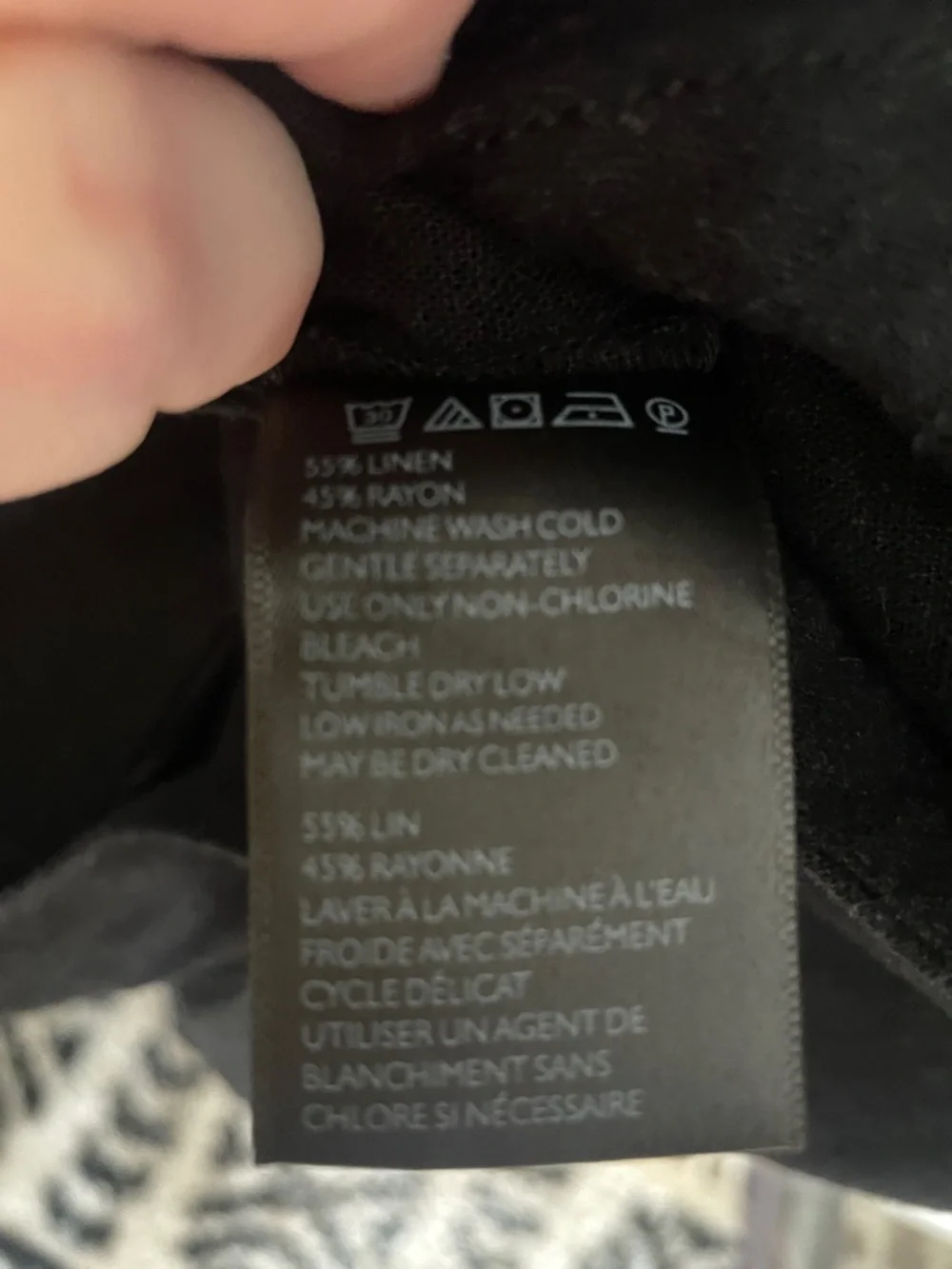 BDG Black Linen Overalls with Crossback Straps L - Picture 7 of 7